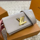 Grey Casual Street Letters Metal Accessories Trim Chains Texture Bags