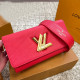 Red Casual Street Letters Metal Accessories Trim Chains Texture Bags