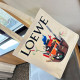 White Coffee Casual Street Graffiti Print Letters Contrast Bags
