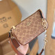 Brown Casual Street Letters Patchwork Metal Accessories Trim Contrast Bags