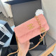 Pink Casual Daily Letters Metal Accessories Trim Texture Bags