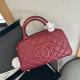 Burgundy Casual Street Solid Color Zipper Texture Bags