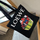 Black Green Casual Street Graffiti Print Letters Contrast Bags