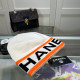 Orange Casual Street Letters Weave Contrast Hat