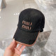 Black Casual Hip Hop Letters Embroidered Patchwork Contrast Hat
