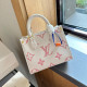 White Street Daily Letters Contrast Embossed Bags