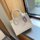 White Casual Daily Letters Patchwork Embossed Bags