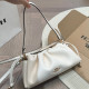 White Street Daily Solid Color Draw String Metal Accessories Trim Bags