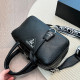 Black Casual Street Solid Color Metal Accessories Trim Zipper Bags