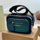 Multicolor Casual Street Plaid Patchwork Zipper Contrast Bags