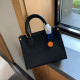 Black Casual Daily Letters Patchwork Embossed Bags