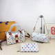 Multicolor Casual Street Letters Patchwork Chains Contrast Bags