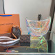 Multicolor Casual Street Letters Gradient See-Through Sequined Contrast Bags