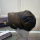 Black Brown Street Daily Camouflage Letters Embroidered Distressed Irregular Hat