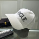 White Casual Hip Hop Letters Embroidered Hat