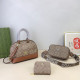 Khaki Casual Street Letters Patchwork Zipper Contrast Bags