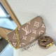 Light Brown Casual Street Letters Chains Contrast Embossed Bags