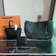 Black Street Daily Letters Zipper Embossed Bags