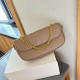 Light Brown Casual Street Letters Chains Embossed Bags