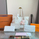White Street Daily Letters Patchwork Chains Contrast Bags