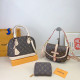 Apricot Street Daily Letters Patchwork Zipper Contrast Bags