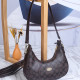 Brown Street Letters Patchwork Zipper Bags