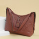 Brown Street Letters Patchwork Zipper Bags