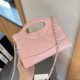 Pink Casual Vacation Letters Patchwork Metal Accessories Trim Texture Bags