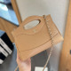Orange Casual Vacation Letters Patchwork Metal Accessories Trim Texture Bags