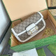 White Casual Street Letters Patchwork Chains Contrast Bags