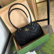 Black Street Daily Letters Metal Accessories Trim Zipper Texture Bags