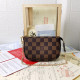 Brown Street Letters Patchwork Zipper Bags