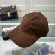 Brown Street Daily Letters Embroidered Potholes Hat
