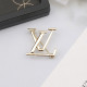 Gold Street Letters Hollow Out Brooch