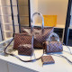 Brown Casual Street Plaid Patchwork Zipper Contrast Bags