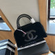 Black Casual Street Letters Patchwork Zipper Bags