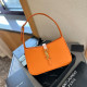 Orange Casual Street Letters Patchwork Metal Accessories Trim Adjustable Bags