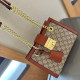 Brown Street Daily Letters Patchwork Chains Contrast Bags