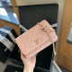 Pink Casual Street Letters Patchwork Metal Accessories Trim Texture Bags
