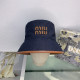 Blue Street Daily Letters Embroidered Patchwork Contrast Hat