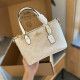 White Casual Daily Letters Patchwork Zipper Contrast Bags