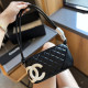 Black Casual Street Letters Patchwork Zipper Contrast Bags