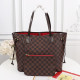 Red-brown Street Letters Zipper Bags