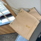 Apricot Casual Street Letters Patchwork Metal Accessories Trim Chains Bags