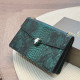 Green Casual Street Snakeskin Print Metal Accessories Trim Chains Contrast Bags