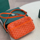 Orange Casual Daily Letter Print Patchwork Zipper Adjustable Bags
