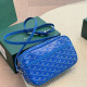 Blue Casual Daily Letter Print Patchwork Zipper Adjustable Bags
