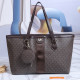 Brown Street Letters Patchwork Zipper Bags