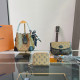 Yellow Brown Street Daily Letters Patchwork Zipper Contrast Bags