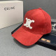 Orange Casual Daily Letters Patchwork Contrast Hat